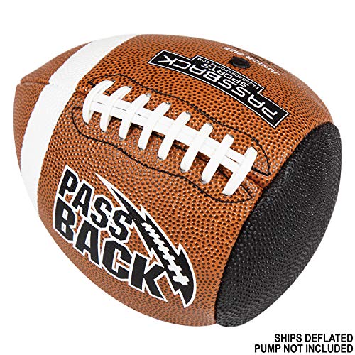 Passback Junior Composite Football, Ages 9-13, Youth Training Football, (Ships Deflated) - Image 4