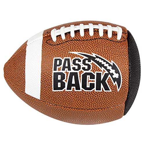 Passback Junior Composite Football, Ages 9-13, Youth Training Football, (Ships Deflated) - Image 1