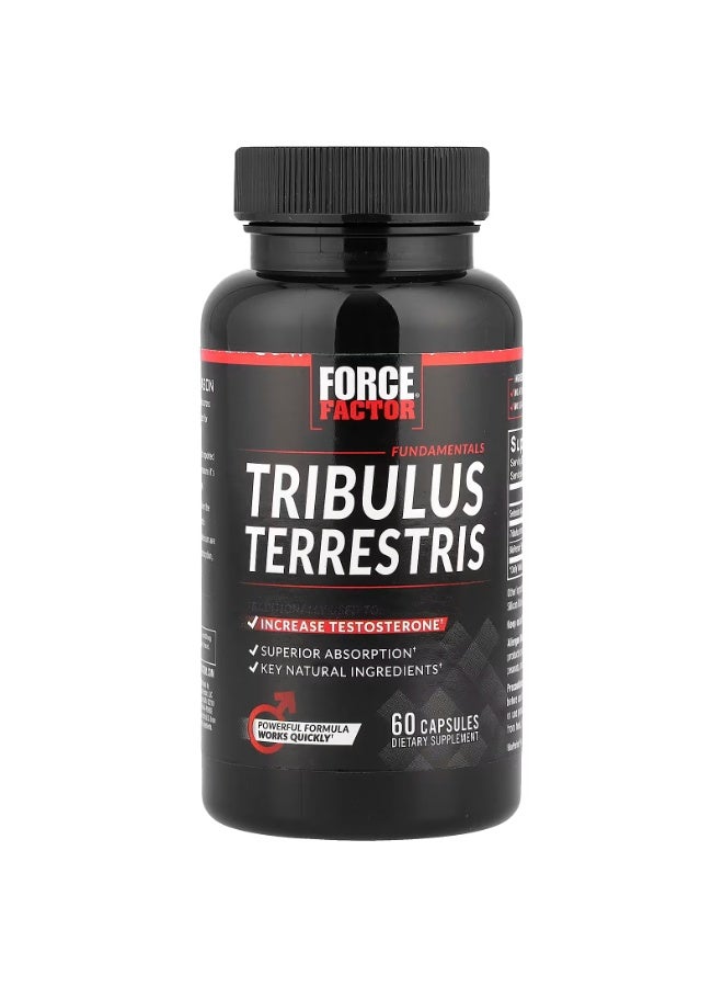 Force Factor Fundamentals, Tribulus Terrestris, 60 Capsules - Image 3