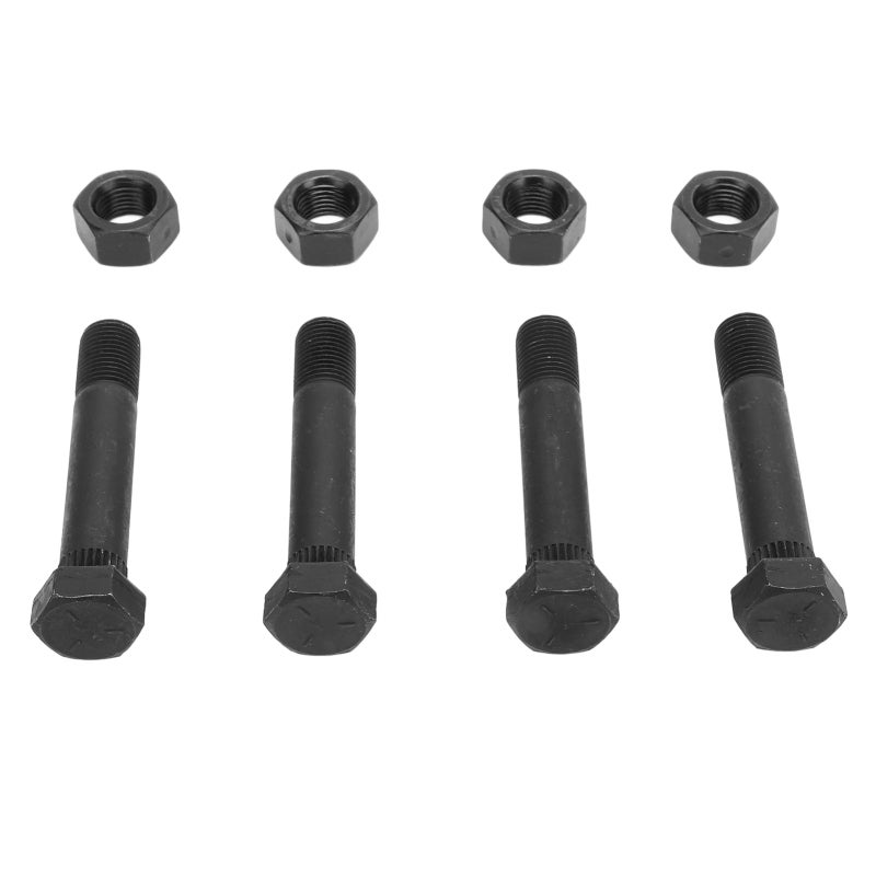 Trailer Leaf Spring Shackle Bolts: 4pcs Heat Treated Steel, 18 Threads Per Inch - High Strength Anti Deform Leaf Spring Hardware for 2,000lb & 3,500lb Axle Trailers, Truck Suspension Repair - Image 3