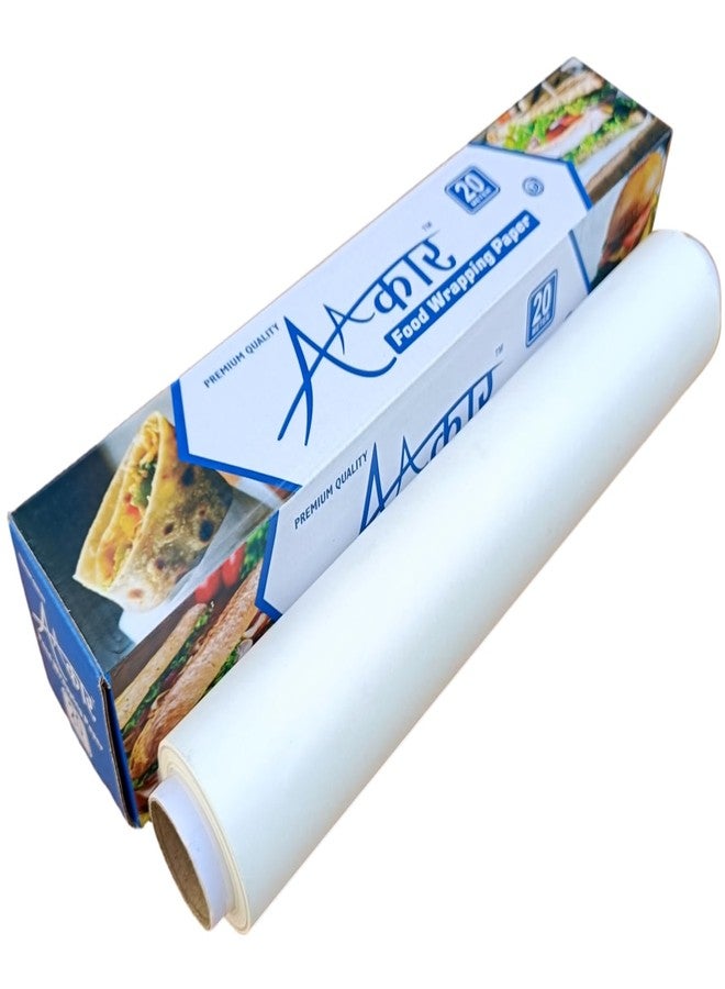 aakar 20 Meters Food Wrapping Butter Paper (Plain 20 Meters Roll) - Image 1