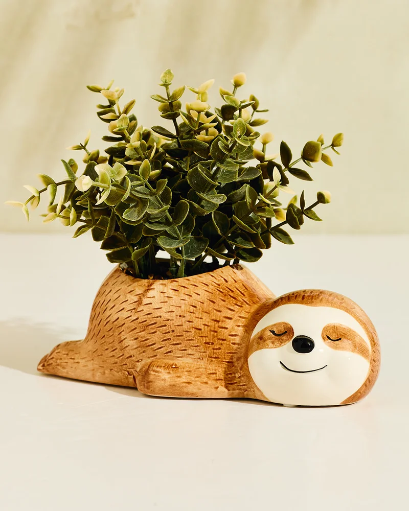 REDTAG Artificial Plants In Sloth Planter
