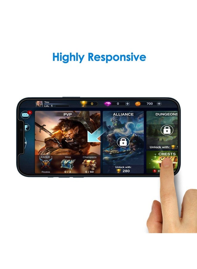 Jetech Screen Protector For Iphone 12 Pro Max 6.7 Inch Tempered Glass Film 3 Pack - Image 5