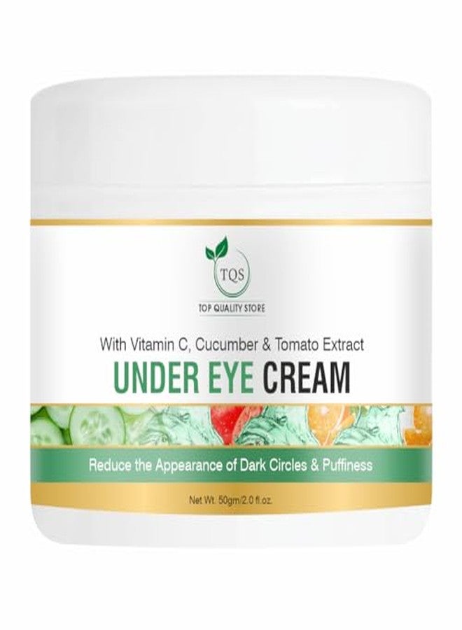 TQS Under Eye Cream for Dark Circles for Women & Men 50 Gm | Reduces Dark Circles, Fine Lines and Wrinkles | Undereye Cream for Puffy Eyes - Image 1