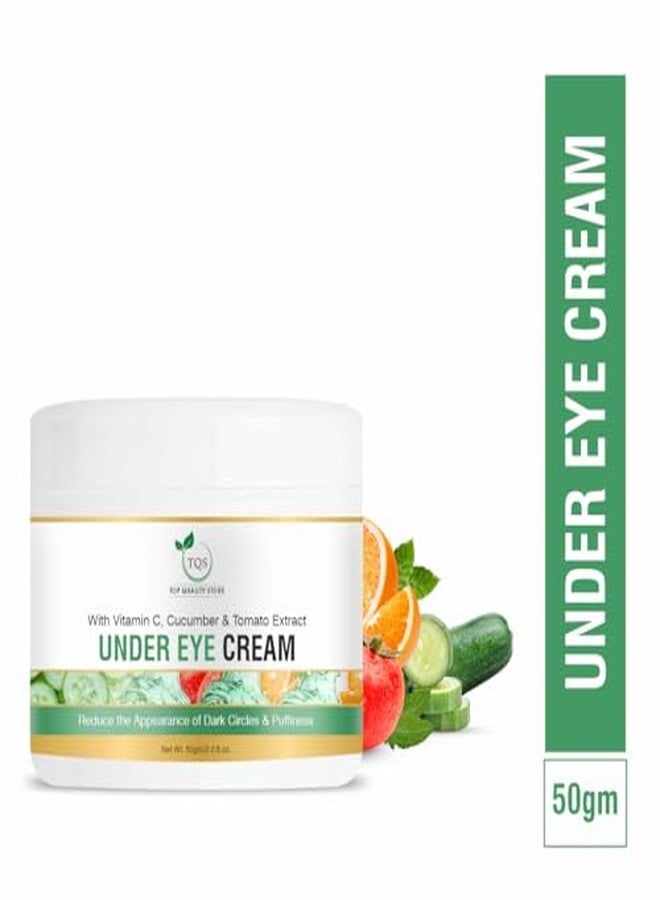 TQS Under Eye Cream for Dark Circles for Women & Men 50 Gm | Reduces Dark Circles, Fine Lines and Wrinkles | Undereye Cream for Puffy Eyes - Image 3