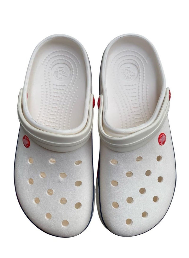 Coco Men Comfortable Clogs Slip-On – White – Lightweight Casual Daily Wear - Image 4