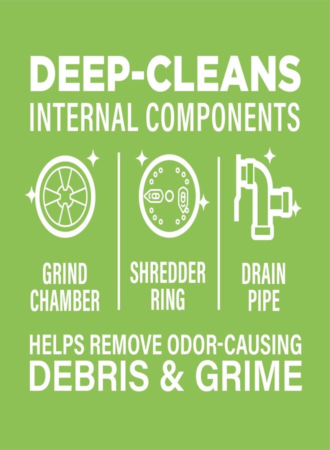 Affresh Garbage Disposal Cleaner, Helps Power Away Odor Causing Bacteria, Debris & Grime in Grind Chamber, Impeller & Drain Pipe, 6 Tablets, 6 Month Supply - Image 5
