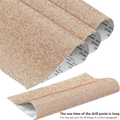 Jubilant 12000 Pieces Bling Rhinestone Sheet Stickers, DIY Craft, Self Adhesive Glitter Rhinestones Crystal Diamond Gem Stickers for Car/Phone/Clothing/Shoes, 9.4 x 7.9 Inch (Champagne Gold) - Image 4