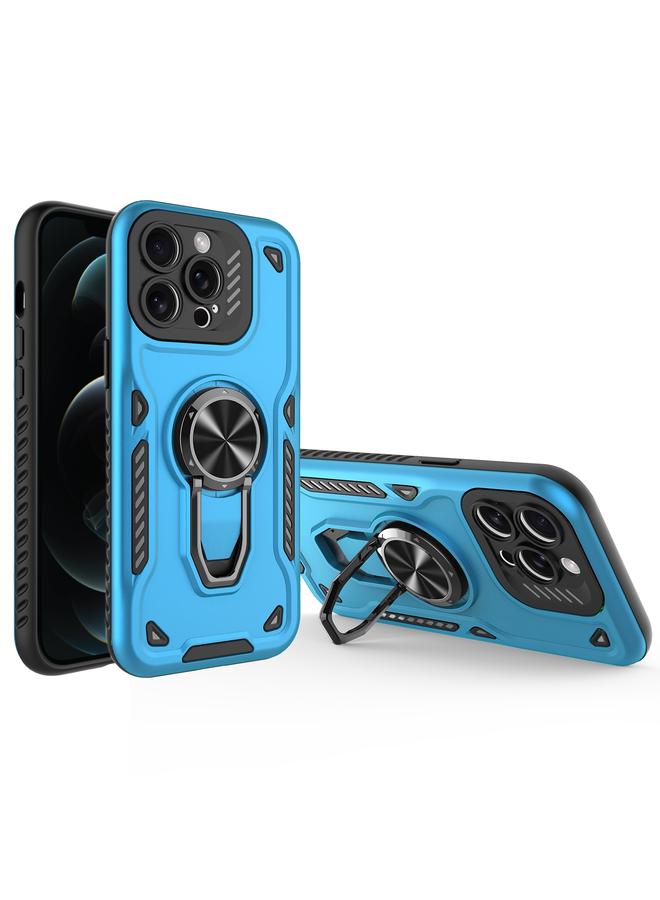 زبون جراب لهاتف iPhone 12 Pro مع حامل دوار معدني من مادة TPU + PC جراب هاتف مغناطيسي - Image 1