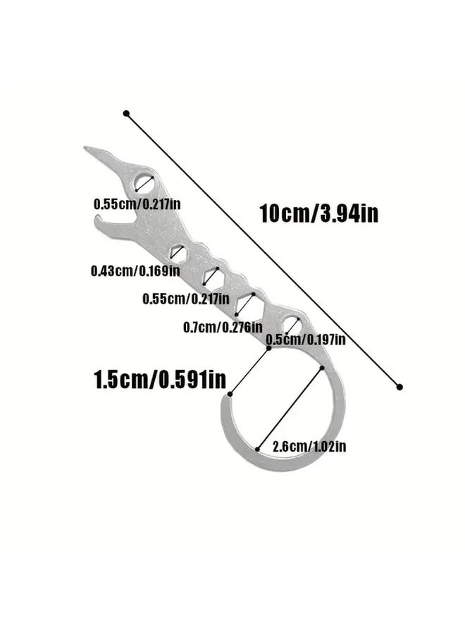 2 Pcs EDC Lizard Shaped Pry Bar Multi Tool - Image 4