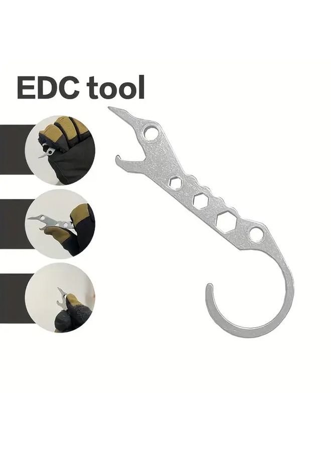 2 Pcs EDC Lizard Shaped Pry Bar Multi Tool - Image 5