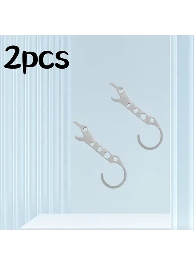 2 Pcs EDC Lizard Shaped Pry Bar Multi Tool - Image 1