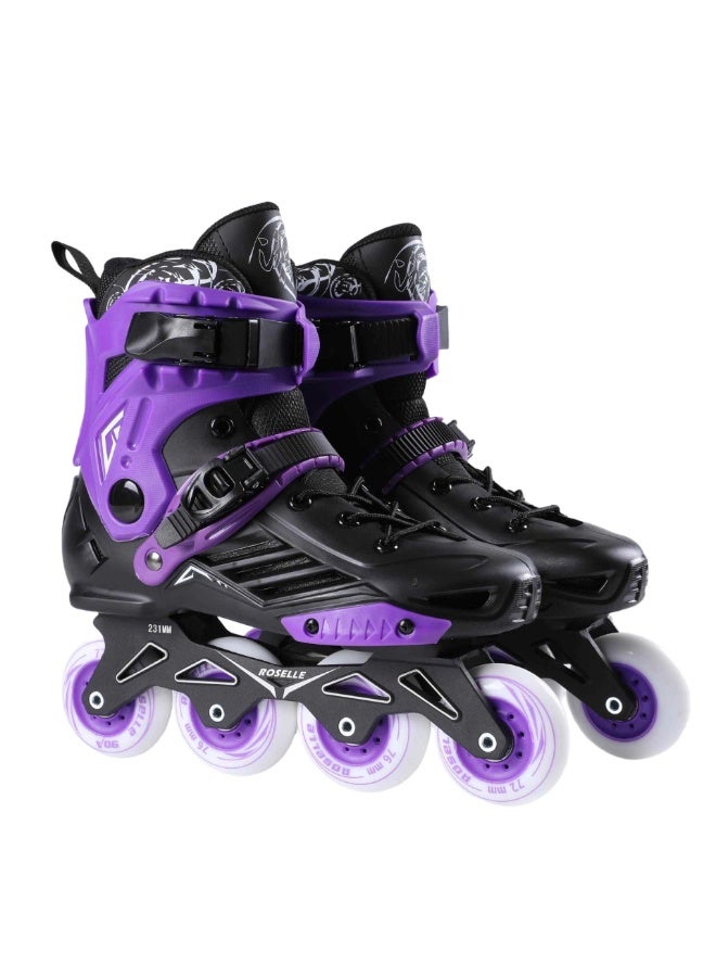 ROSELLE Inline Skates for Women Men, Outdoor Street Blades Roller Adult Male Female, Professional Fitness Roller Skates Blades for Unisex - Image 1