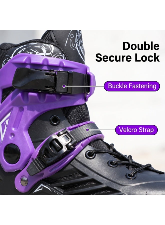 ROSELLE Inline Skates for Women Men, Outdoor Street Blades Roller Adult Male Female, Professional Fitness Roller Skates Blades for Unisex - Image 3
