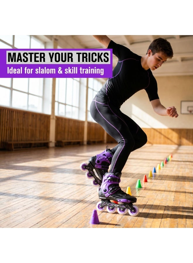 ROSELLE Inline Skates for Women Men, Outdoor Street Blades Roller Adult Male Female, Professional Fitness Roller Skates Blades for Unisex - Image 5
