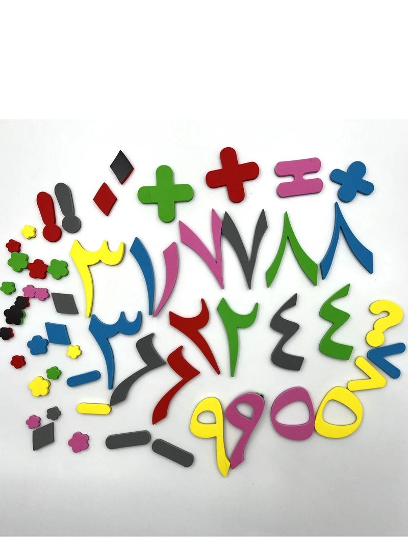 Arabic Numbers - Magnetic Arabic Numerals Stickers  - Image 2