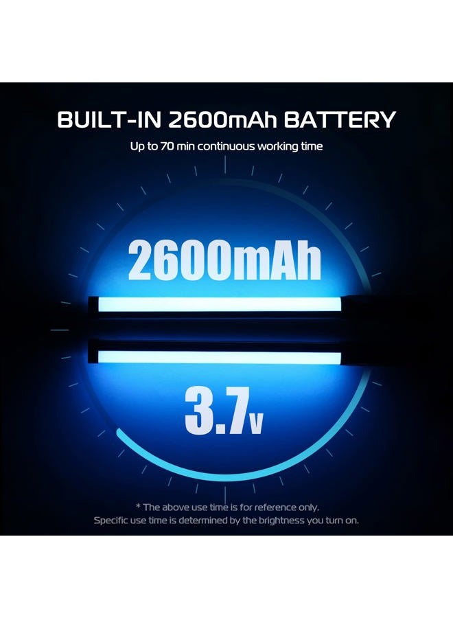 Ulanzi VL119 Handheld Light Wand, 360° RGB LED Video Light Stick for Photography, 2600mAh Rechargeable Tube Light for Video Shooting, 2500-9000K Dimmable Camera Light with LCD - Image 5