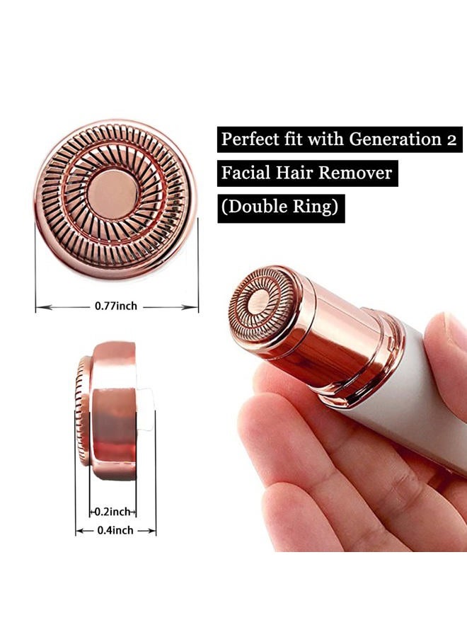 tuokiy Replacement Heads for Flawless Finishing Touch Facial Hair Removal Tool for Women. Just fit Gen 2 Hair Removal Device - Image 5