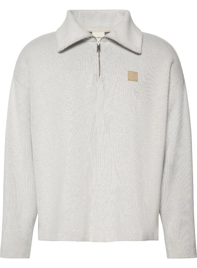 CALVIN KLEIN  Logo Half Zip Polo for Men | Best Price UAE