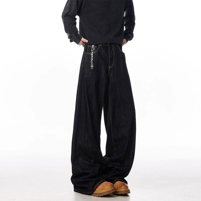 Unisex Casual Daily Denim Jeans - Image 1