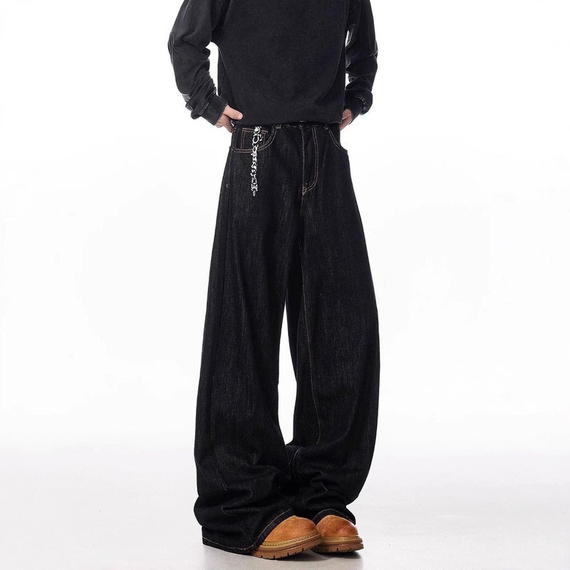 Unisex Casual Daily Denim Jeans - Image 4