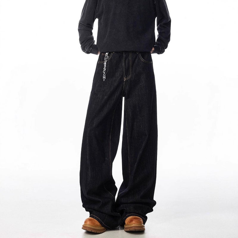 Unisex Casual Daily Denim Jeans - Image 5