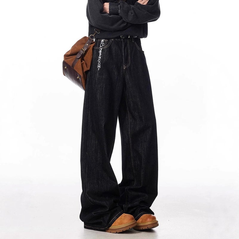 Unisex Casual Daily Denim Jeans - Image 2