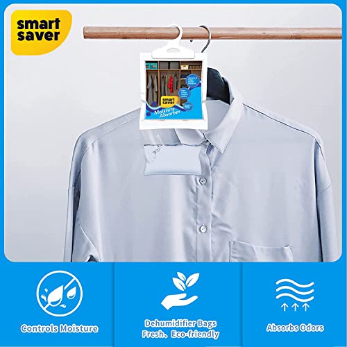 Smart Saver Hanging Moisture Absorber Dehumidifier for Wardrobe, Cupboards & Closets | Fights Against Moisture, Fungus, smells, Attracts Extra Moisture from Your Bathroom, Closet, Kitchen & Study - Image 4