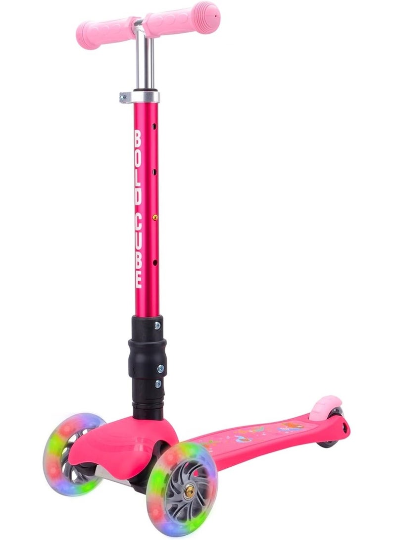 BOLDCUBE 3 Wheel Scooter - Teeny Pink - Image 1