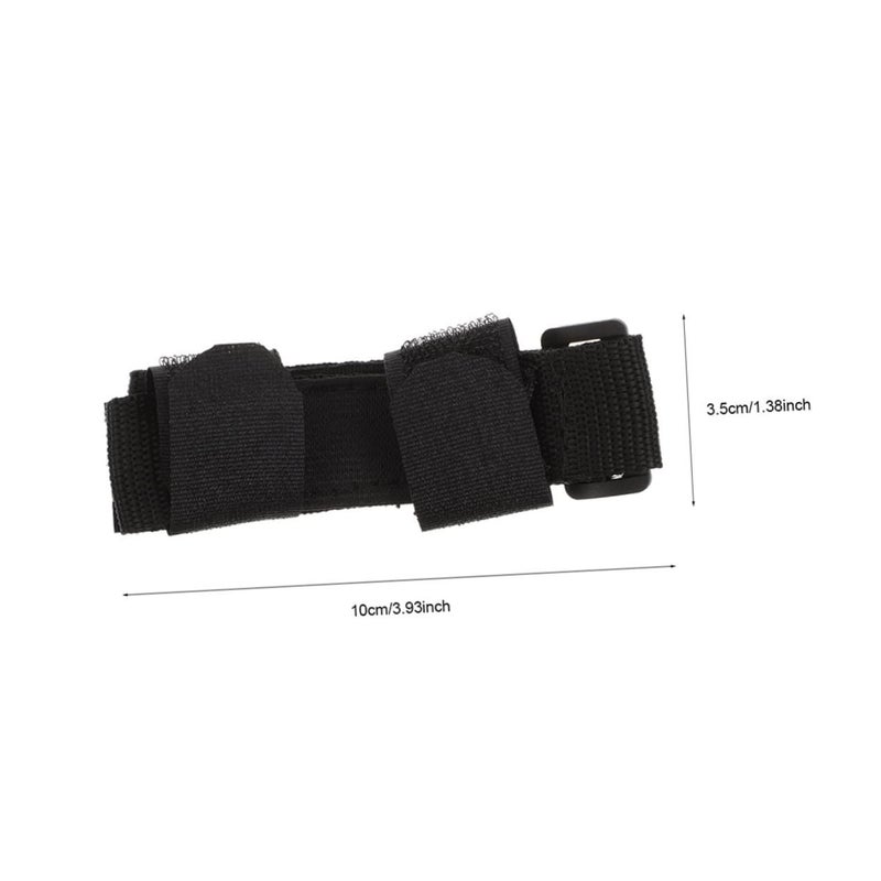 2 Pcs Oxford Adaptive Utensil Cuffs for Elderly Disability Aid Black - Image 3