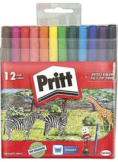 Henkel Brand: Pritt 12 Felt PenFelt Pens  - Image 1