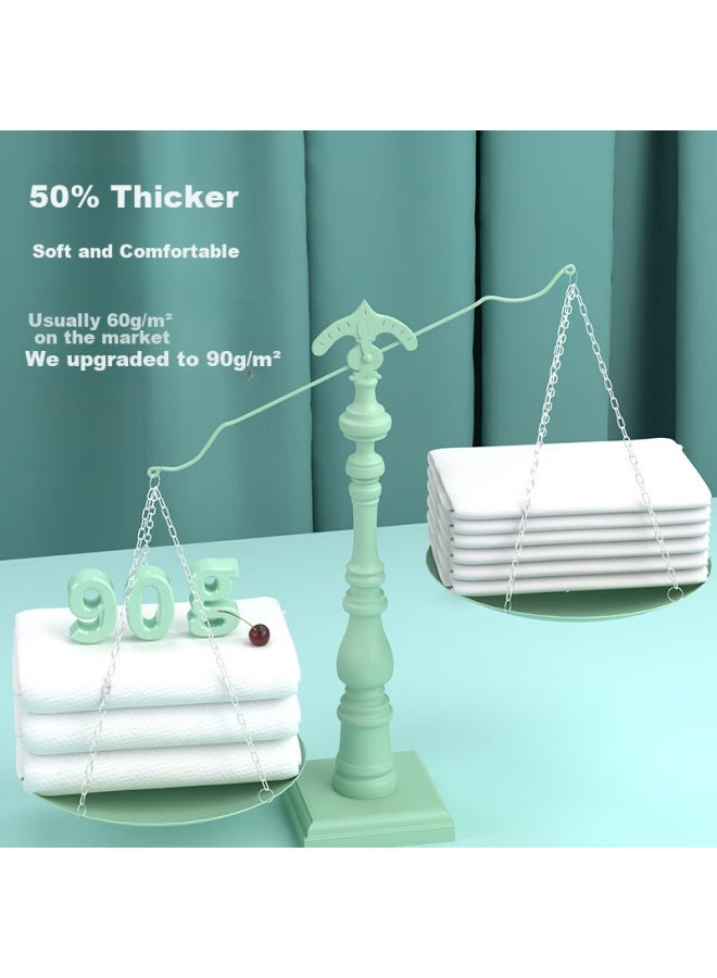 Sometimes, Disposable Bath Towels Come In Large Sizes With Pearl Patterns. They Are Thick, Suitable For Face Washing, And Perfect For Business Trips, Hotel Stays, And Travel. 70*140cm, 10 Pieces - Image 2