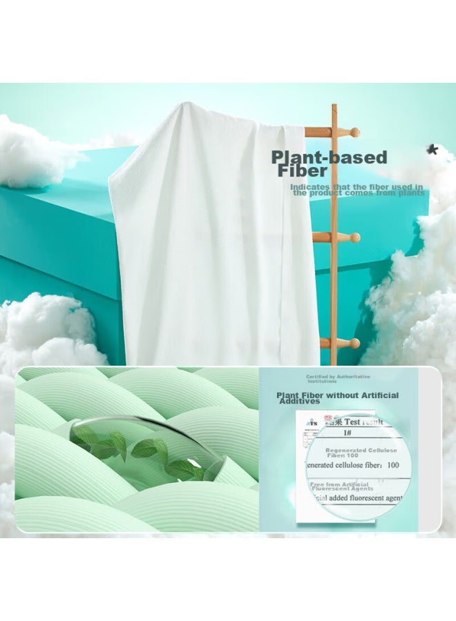 Sometimes, Disposable Bath Towels Come In Large Sizes With Pearl Patterns. They Are Thick, Suitable For Face Washing, And Perfect For Business Trips, Hotel Stays, And Travel. 70*140cm, 10 Pieces - Image 5