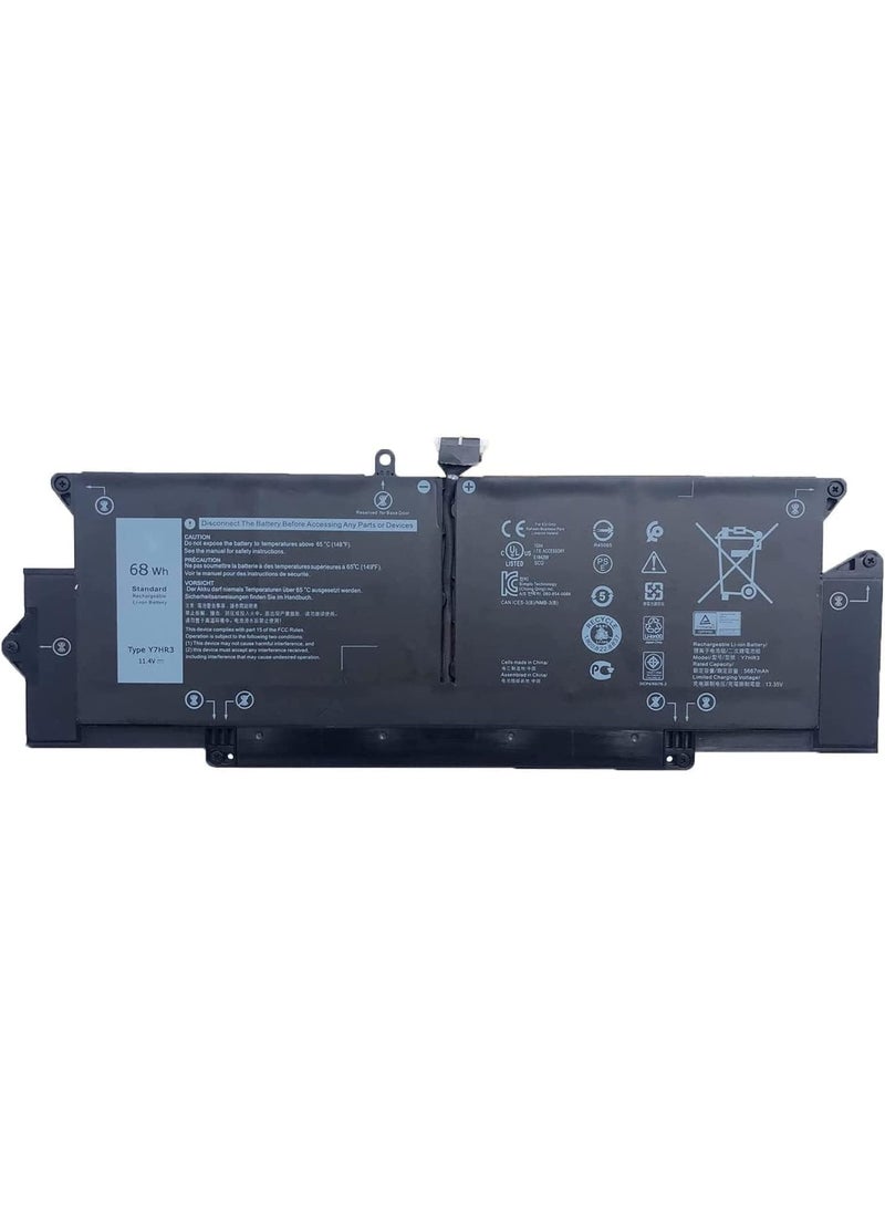 ماكس باور بطارية كمبيوتر محمول 11.4 فولت 39 واط/ساعة 35J09 متوافقة مع سلسلة Dell Latitude 7310 و7410، بديلة للبطاريات 7YX5V JHT2H 04V5X2 0HRGYV 07CXN6 35J09 09YYF 009YYF CN-009YYF - Image 2
