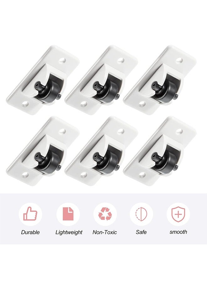 عجلات العجلات ذاتية اللصق ، 12 قطعة عجلات ثابتة صغيرة صناديق العجلات معجون العجلات البلاستيكية عجلة لزجة الكرتون الكرتون لصندوق التخزين DIY لعبة سيارة بن Storag - Image 5