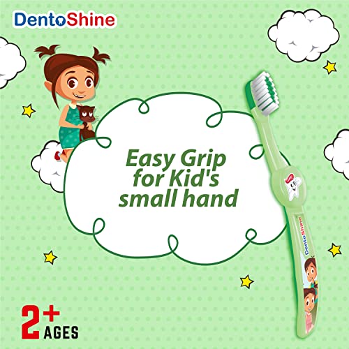 DentoShine Gel Toothpaste for Kids | Pack of 3 Flavors (Strawberry, Mango & Bubblegum (fun pack), 80g each) | IDA Accepted | Ages 2+ - Image 5