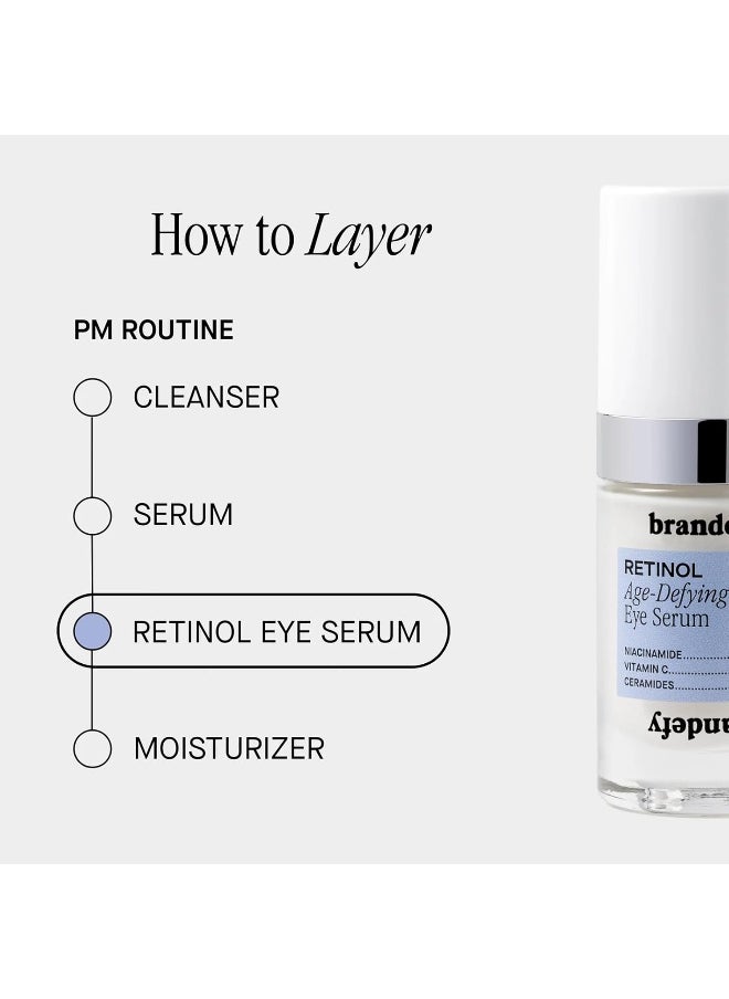 brandefy - Eye Repair Cream, Retinol + Niacinamide Eye Serum - Image 1