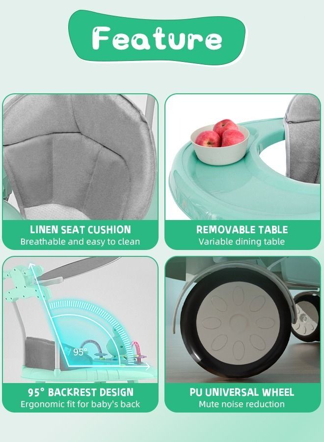 بيوينتي مشاية أطفال متعددة الوظائف ومضادة للانقلاب ومضادة للسقوط مناسبة لتعلم الرضع المشي في مرحلة التعليم المبكر - Image 5