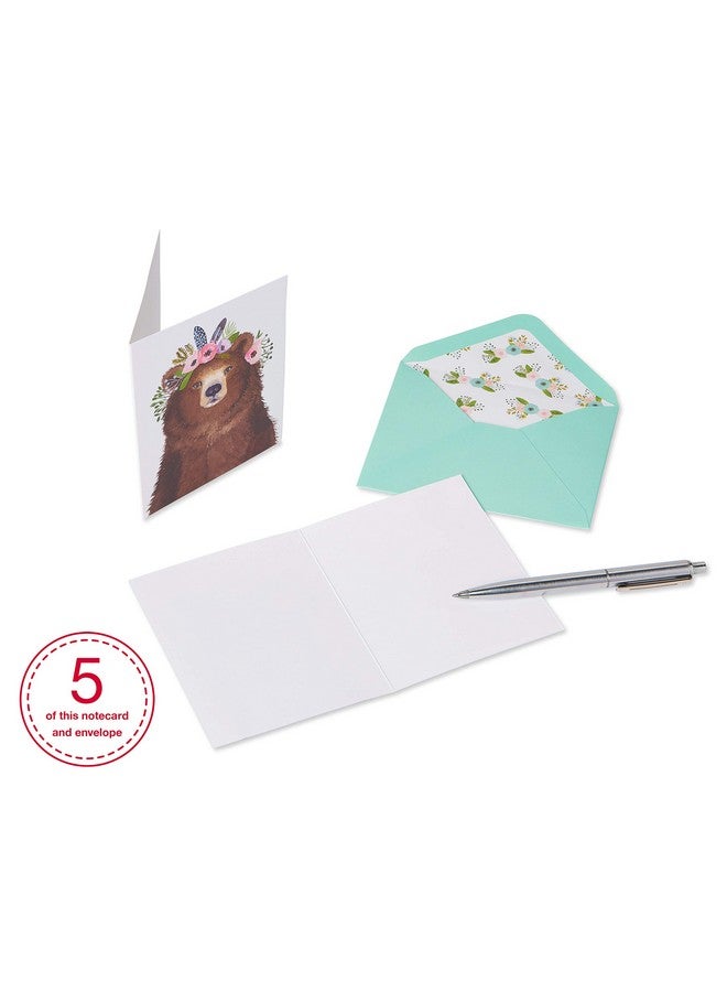 Papyrus Blank Cards With Envelopes Woodland Animals (20Count) - Image 5