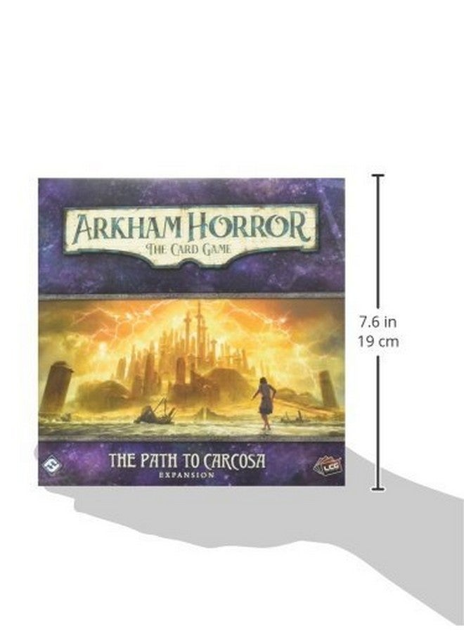 فانتزي فلايت غايمز ألعاب طيران خيالية Arkham Horror The Card Game Path to Carcosa Deluxe EXPANSION - كشف الجنون والغموض! لعبة ورق المعيشة التعاونية ، للأعمار من 14+ ، 1-4 لاعبين ، وقت لعب لمدة 1-2 ساعة - Image 3