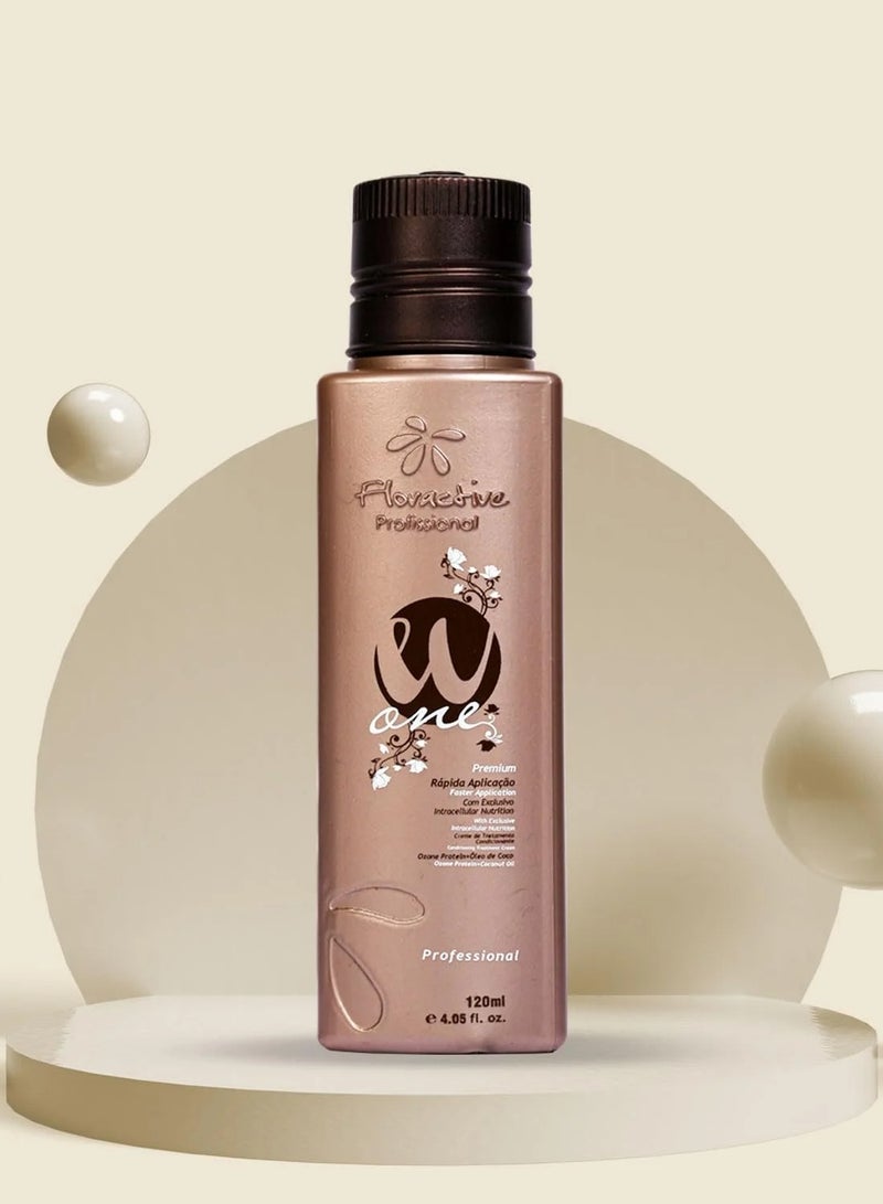 Floractive W One Nano Protein Hair Straightening Treatment – 120ml: Effortless One-Step Solution for Long-Lasting Smooth Hair - Image 4