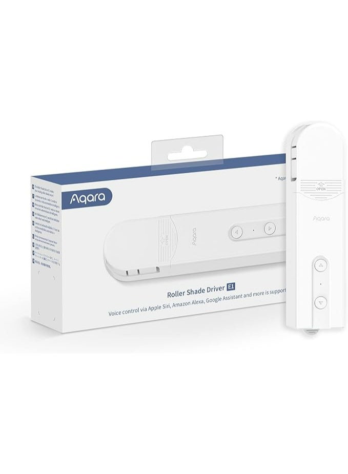 Aqara Roller Shade Driver E1, Requires AQARA HUB, Smart Blind Motor with Schedule and Voice Control, Rechargeable with Long Battery Life, Compatible with HomeKit, Google Assistant, and IFTTT - Image 1