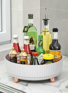 Zorqon 360° Rotating Spice Rack: Versatile Storage Tray for Kitchen ...