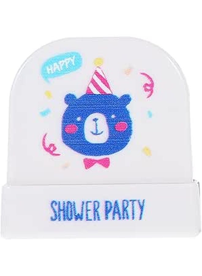 White Bear Custom Name Stamp Waterproof For School Uniforms Preschool Clothes - Image 1