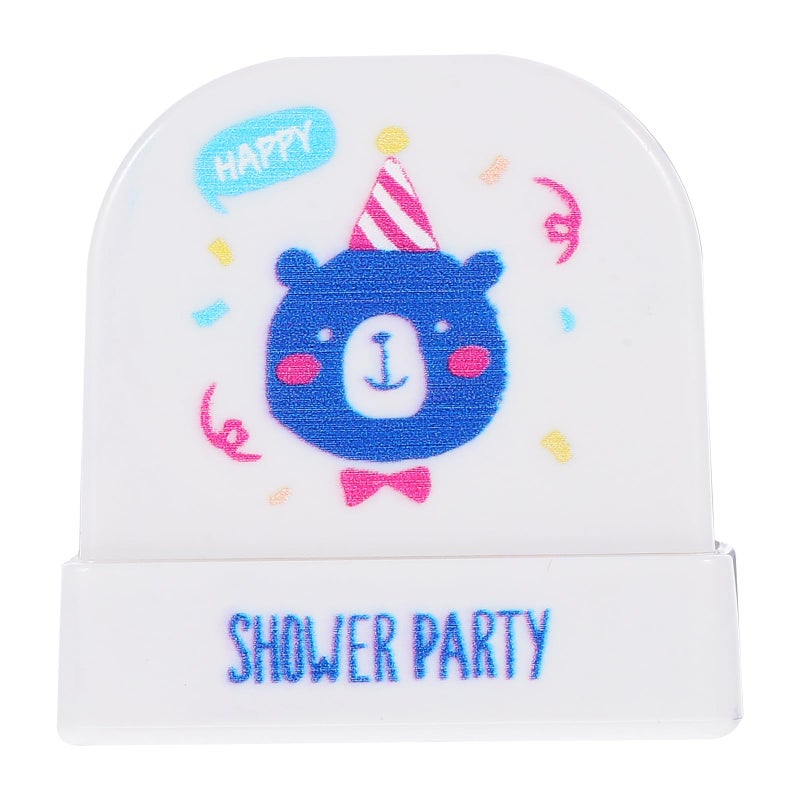 White Bear Custom Name Stamp Waterproof For School Uniforms Preschool Clothes - Image 2