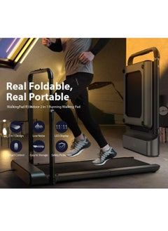 KINGSMITH Treadmill Motor 918W Walking Pad with Remote Control Max User Weight 110kg Running Surface 440 x1200mm Speed Range 0.5to10km/h Model R1  - Image 2