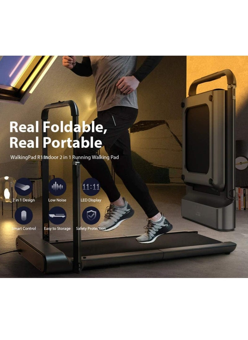 KINGSMITH - Treadmill Motor 918W Walking Pad with Remote Control Max User Weight 110kg Running Surface 440 x1200mm Speed Range 0.5to10km/h Model R1 - Image 1