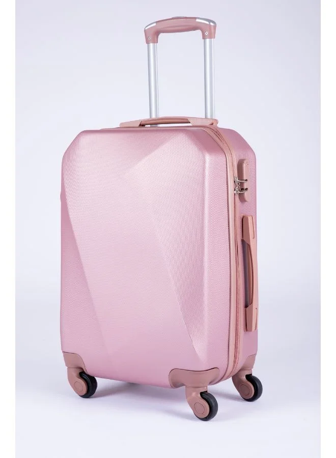 LIMRA Hardside 6 Piece Luggage Trolley Set Rosegold