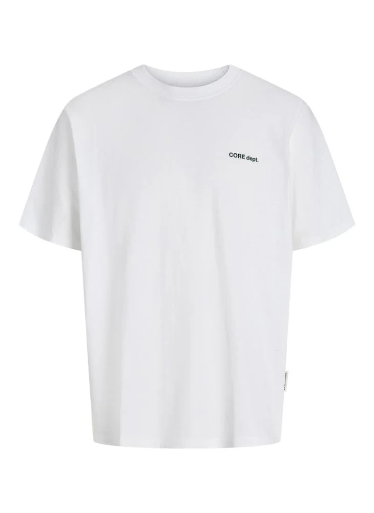 JACK & JONES Printed Crew Neck T-Shirt