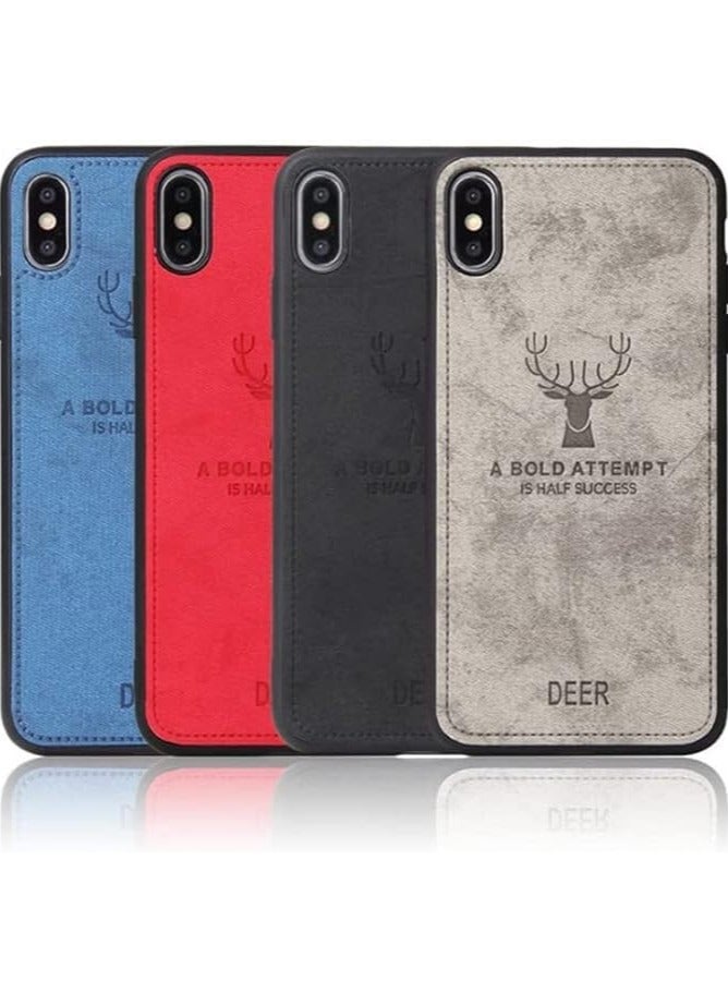 ELMO3EZZ S23 Plus Digital Luxury Soft Texture Patterned TPU Cloth Case, Dirt-Resistant, Anti-Shock, Anti-Fingerprint, Full Body Protective For Samsung S23 Plus (Blue) - Image 2
